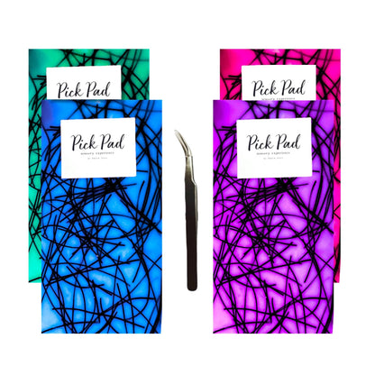 BIRDNEST Picky Pad w/Tweezers: Sensory Fidget Toy for Trichotillomania, Repetitive Behaviors