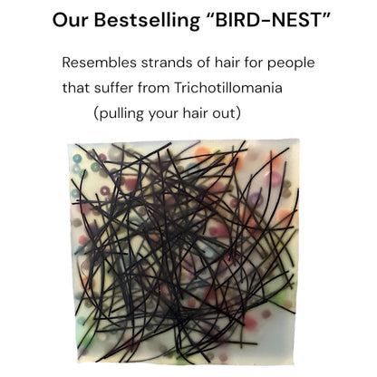 Two-in-One Sensory Fidget Pad: Bead & String - Trichotillomania Aid