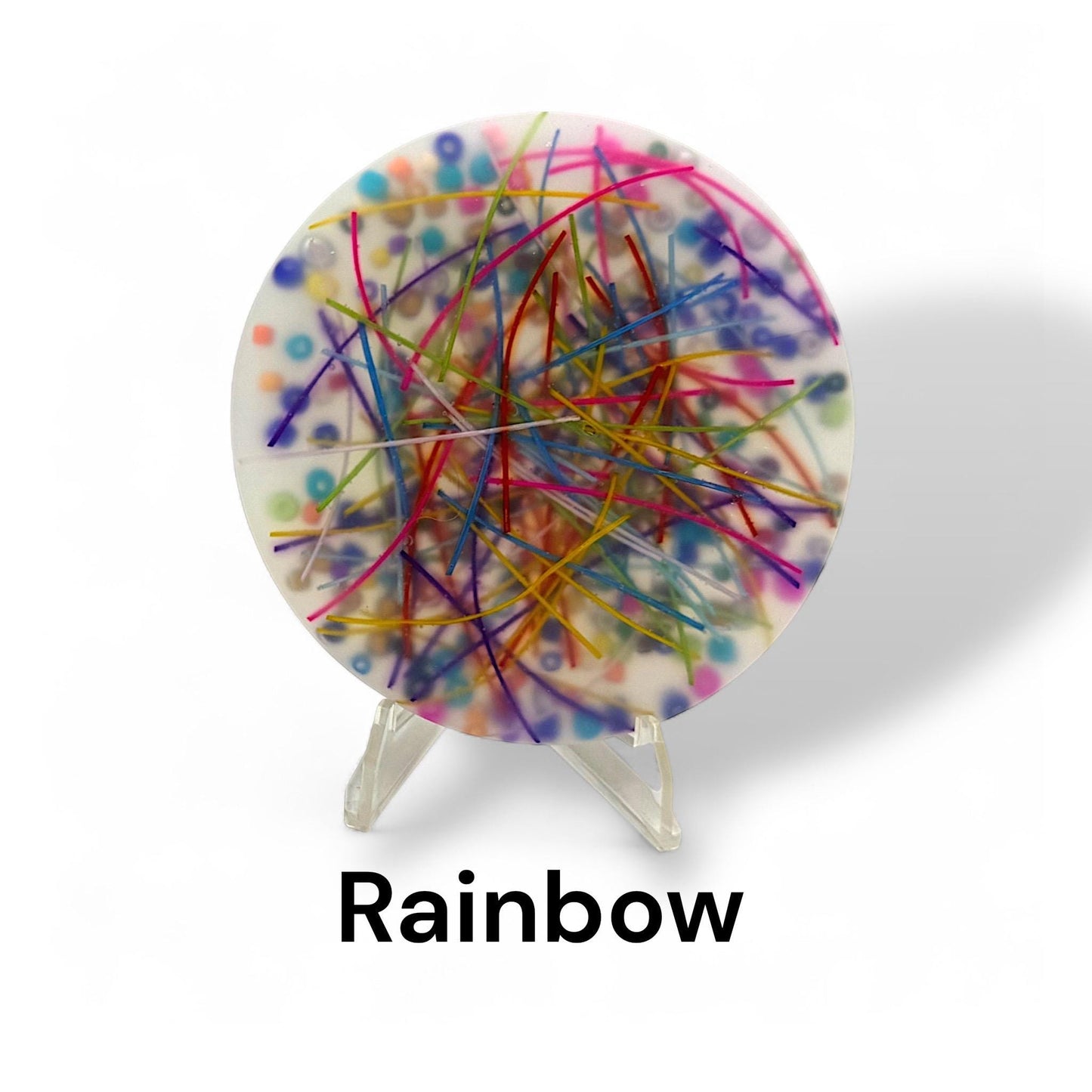 2-in-1 Sensory Fidget Pad: Bird Nest & Beads - Anxiety Relief