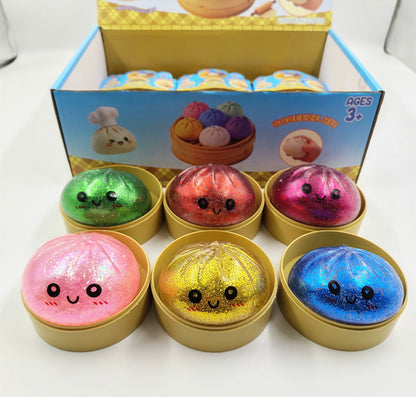 Viral Glitter Dumpling Squishy