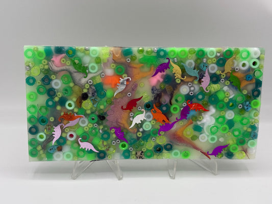 XL Dinosaur Glow-in-the-Dark Sensory Fidget Picky Pad