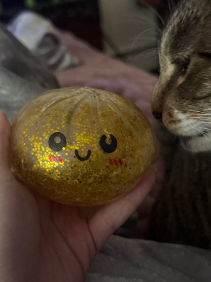 Viral Glitter Dumpling Squishy