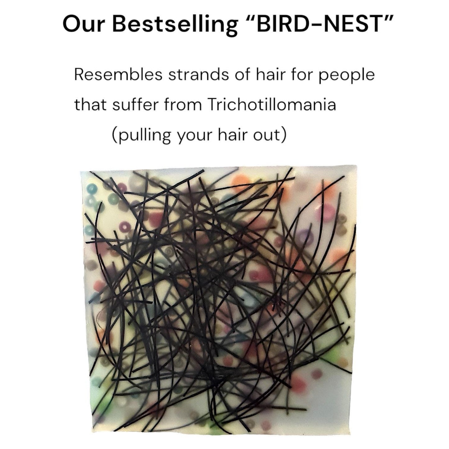 2-in-1 Sensory Fidget Pad: Bird Nest & Beads - Anxiety Relief