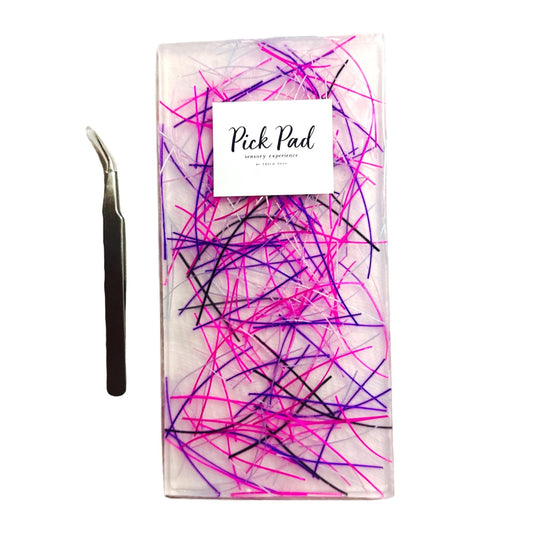 BIRDNEST PickyPad w/Tweezers: Sensory Fidget Toy for Trichotillomania,Repetitive Behaviors