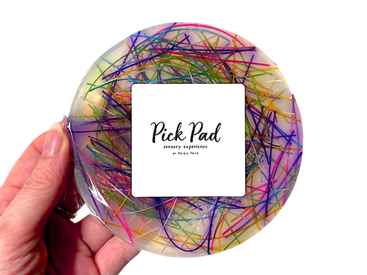 BIRDNEST 6-PK PickyPad w/Tweezers: Sensory Fidget Toy for Trichotillomania,Repetitive Behaviors