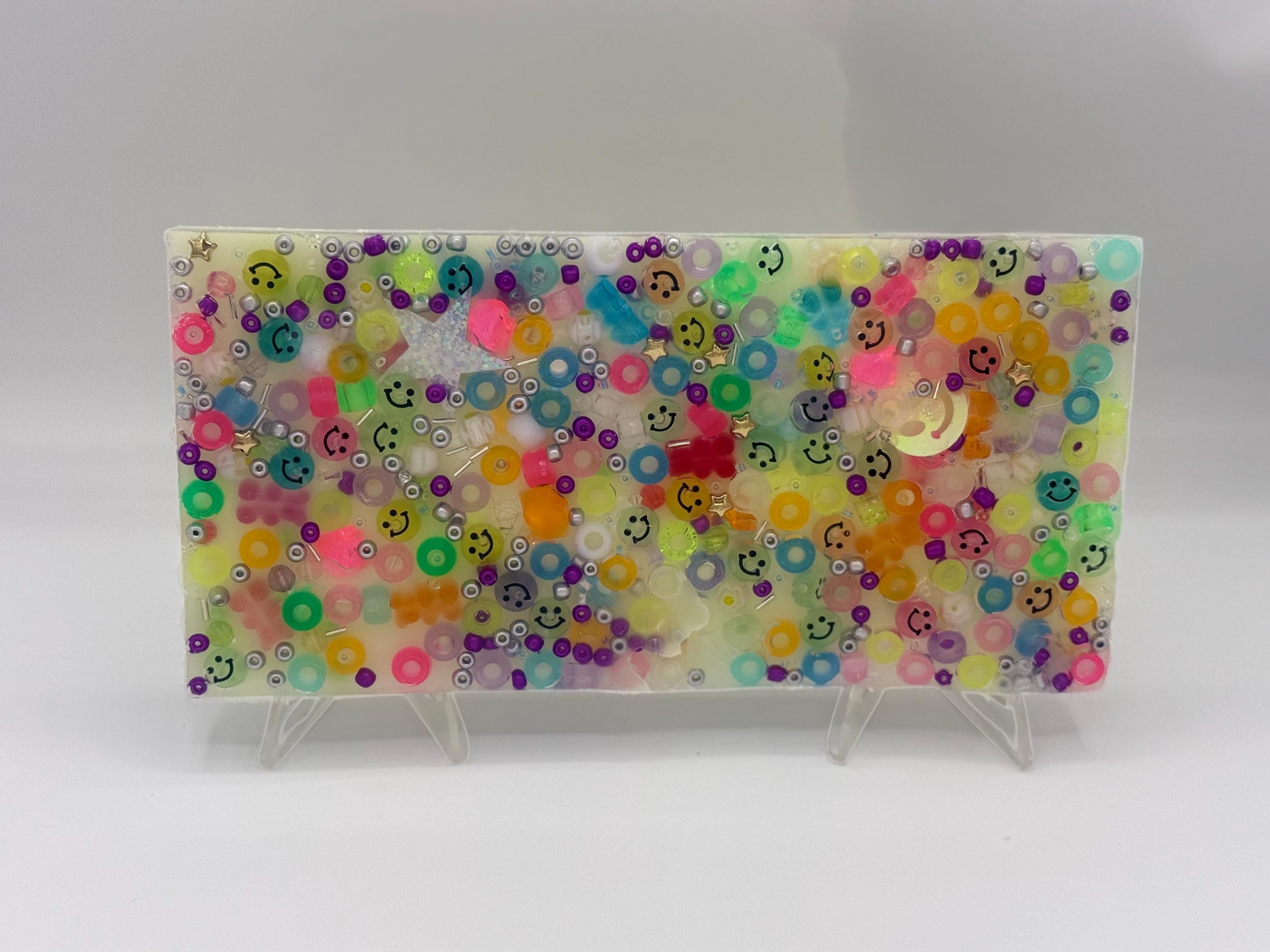 Glow in the Dark Sensory Fidget Toy: Tactile Picky-Pad with Colorful Beads