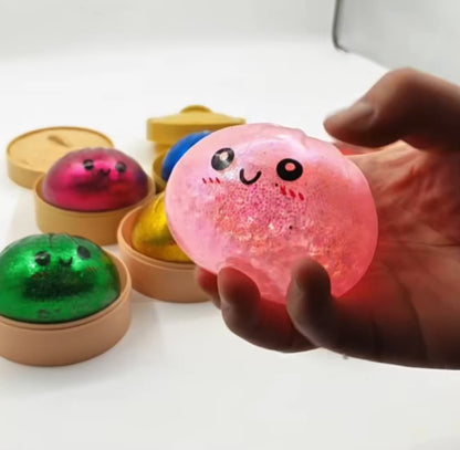Viral Glitter Dumpling Squishy